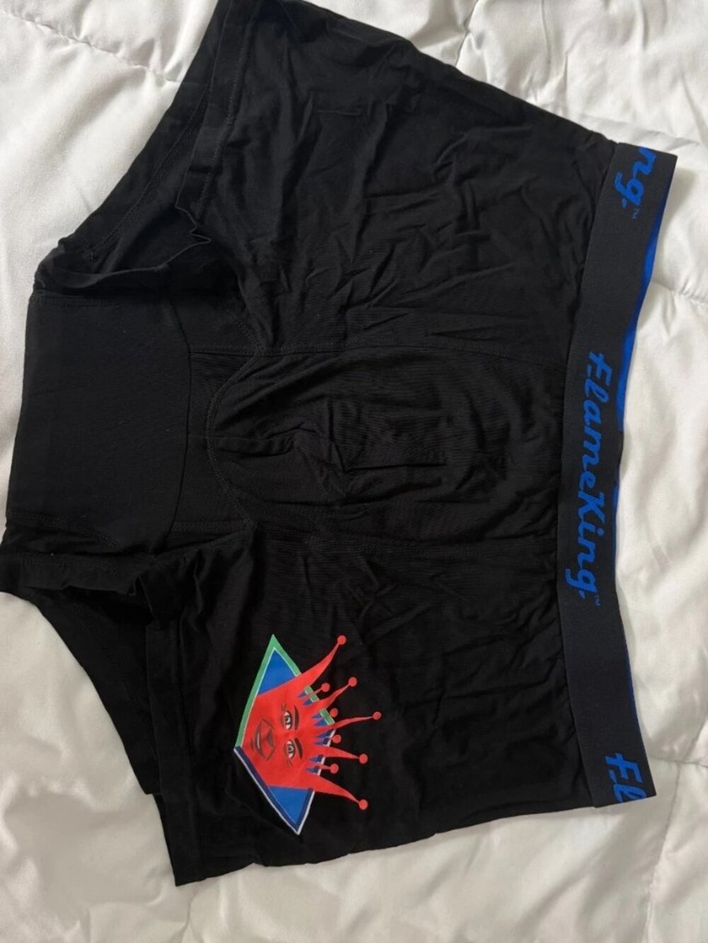 FlameKing 'Containing Your Gas Since 1998' Black UNDERWEAR - MEN boxer - Picture 1 of 3
